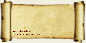 Jovanka Virijević vizit kartica